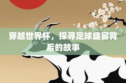 穿越世界杯，探寻足球盛宴背后的故事漯河市盈旭机械设备有限公司