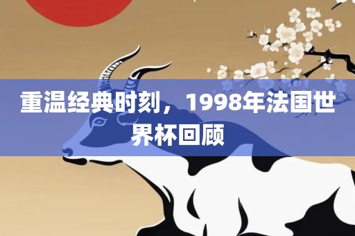 重温经典时刻，1998年法国世界杯回顾