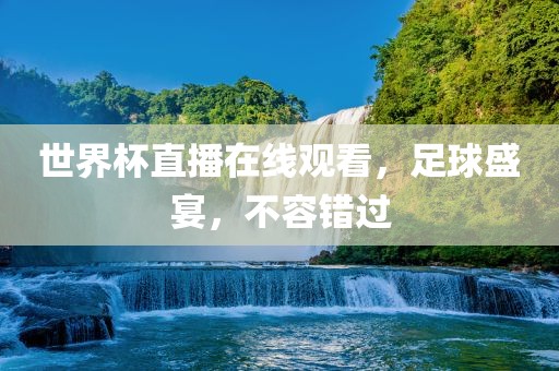 世界杯直播在线观看，足球盛宴，不容错过漯河市盈旭机械设备有限公司