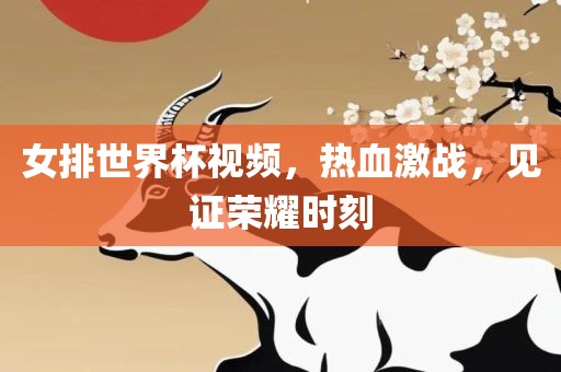 女排世界杯视频，热血激战，见证荣耀时刻