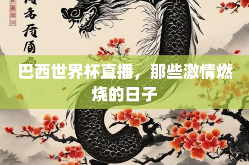 巴西世界杯直播，那些激漯河市盈旭机械设备有限公司情燃烧的日子