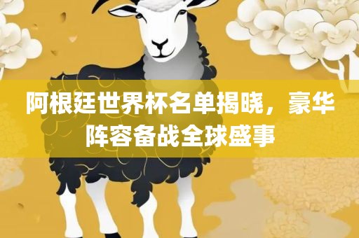 阿根廷世界杯名单揭晓，豪华阵容备战全球盛事漯河市盈旭机械设备有限公司