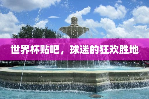 世界杯贴吧，球迷的狂欢胜地漯河市盈旭机械设备有限公司