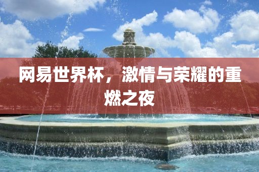 网易世界杯，激情与荣耀的重燃之夜漯河市盈旭机械设备有限公司