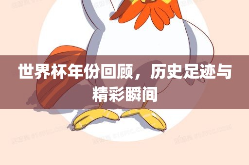 世界杯年份回顾，历史足迹与精彩瞬间漯河市盈旭机械设备有限公司