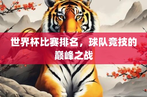 世界杯比赛排名，球队竞技的巅峰之战