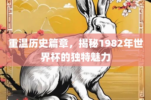 重温历史篇章，揭秘1982漯河市盈旭机械设备有限公司年世界杯的独特魅力