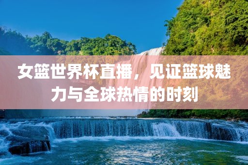 女篮世界杯直播，见证篮球魅力与全球热情的时刻漯河市盈旭机械设备有限公司