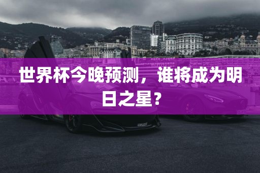 世界杯今晚预测，谁将成为明日之星？