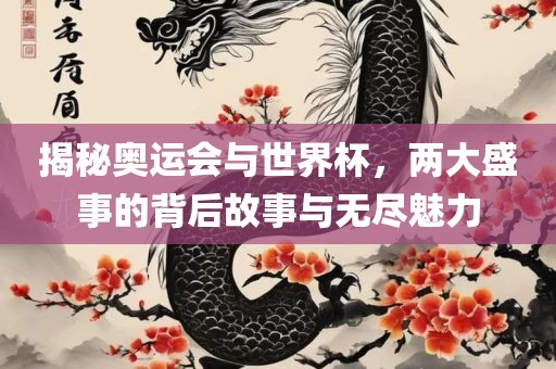 揭秘奥运会与世界杯，两大盛事的背后故事与无尽魅力漯河市盈旭机械设备有限公司