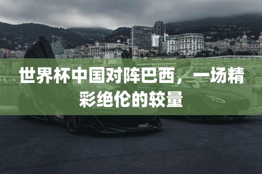 世界杯中国对阵巴西，一场精彩绝伦漯河市盈旭机械设备有限公司的较量