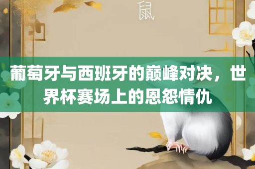 葡萄牙与西班牙的巅峰对决，世界杯赛场上的恩怨情仇漯河市盈旭机械设备有限公司