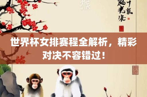 世界杯女排赛程全解析，精彩对决不容错过！