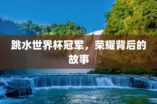 跳水世界杯冠军，荣耀背后的故事
