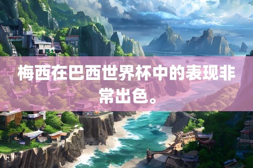 梅西在巴西世界杯中的表现非常出色。