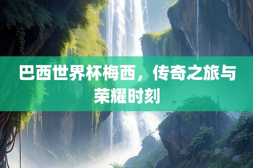 巴西世界杯梅西，传奇之旅与荣耀时刻漯河市盈旭机械设备有限公司