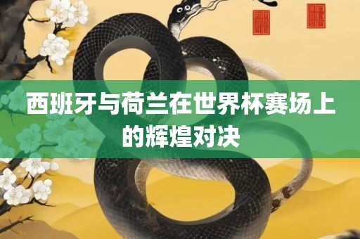 西班牙与荷兰在世界杯赛场上的辉煌对决