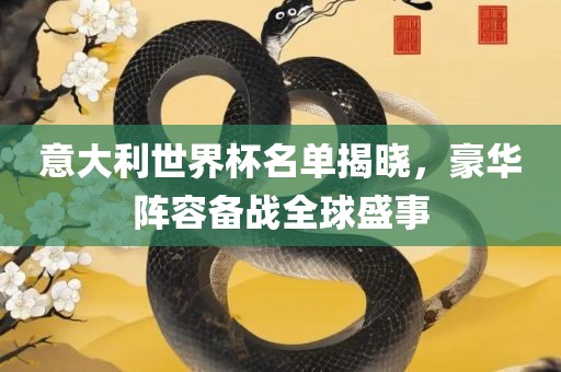 意大利世界杯名单揭晓，豪华阵容备战全球盛事