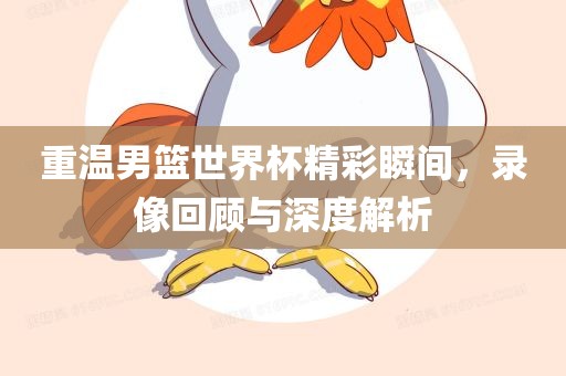 重温男篮世界杯精彩瞬间，录像回顾与深度解析漯河市盈旭机械设备有限公司