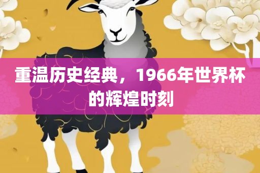 重温历史经典，1966年世界杯的辉煌时刻
