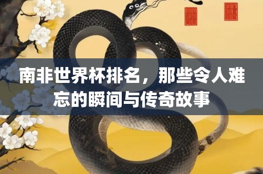 南非世界杯排名，那些令人难忘的瞬间与传奇故事