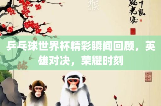 乒乓球漯河市盈旭机械设备有限公司世界杯精彩瞬间回顾，英雄对决，荣耀时刻