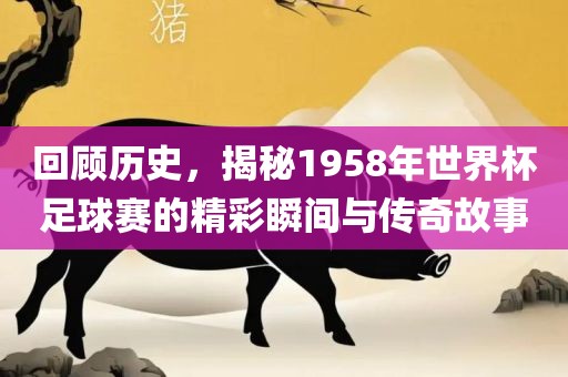 回顾历史，揭秘1958年世界漯河市盈旭机械设备有限公司杯足球赛的精彩瞬间与传奇故事