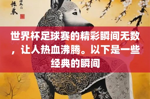 世界杯足球赛的精彩瞬间无数，让人热血沸腾。以下是一些经典的瞬间漯河市盈旭机械设备有限公司