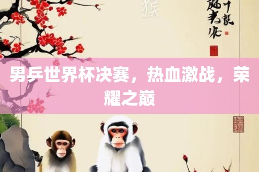 男乒世界杯决赛，热血激战，荣耀之巅