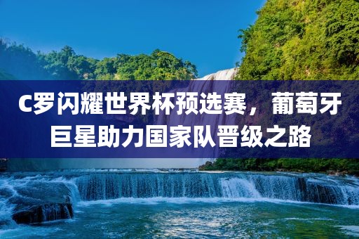 C罗闪耀世界杯预选赛，葡萄牙巨星助力国家队晋级之路