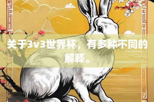 关于3v3世界杯，有多种不同的解释。