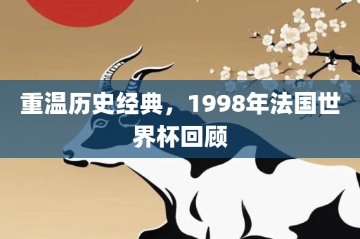 重温历史经典，1998年法国世界杯回顾