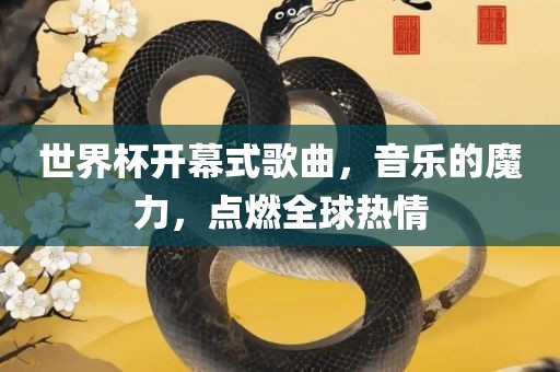 世界杯开幕式歌曲，音乐的魔力，点燃全球热情漯河市盈旭机械设备有限公司
