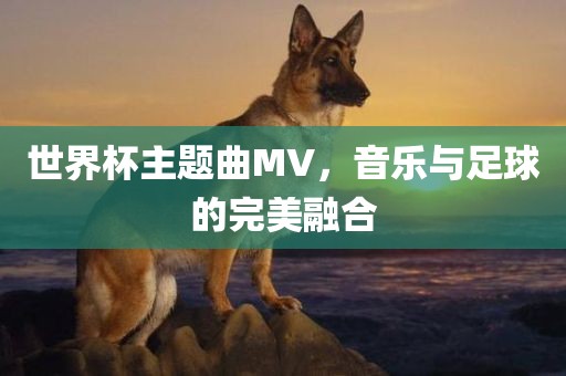世界杯主题曲MV，音乐与足球的完美融合