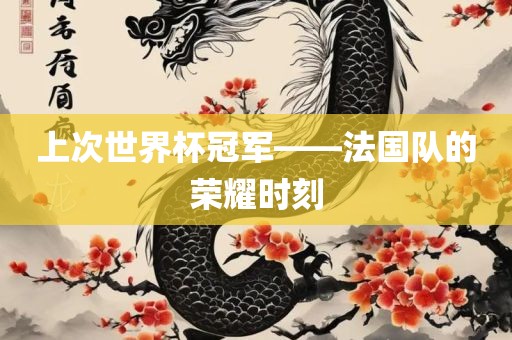 上次世界杯冠军——法国队的荣耀时刻漯河市盈旭机械设备有限公司
