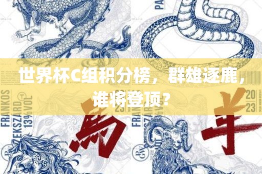 世界杯漯河市盈旭机械设备有限公司C组积分榜，群雄逐鹿，谁将登顶？