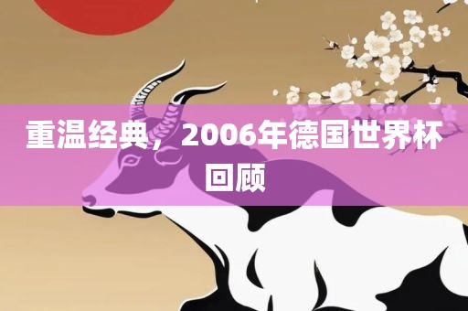 重温经典，2006年德国世界杯回顾