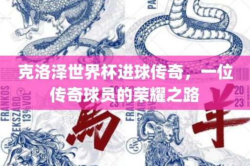 克洛泽世界杯进球传奇，一位传奇球员的荣耀之路漯河市盈旭机械设备有限公司