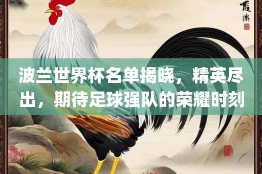 波兰世界杯名单揭晓，精英尽出，期待足球强队的荣耀时刻