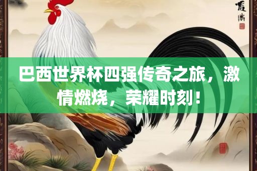 巴西世界杯四强传奇之旅，激情燃烧，荣耀时刻！