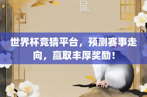 世界杯竞猜平台，预测赛事走向，赢取丰厚奖励！