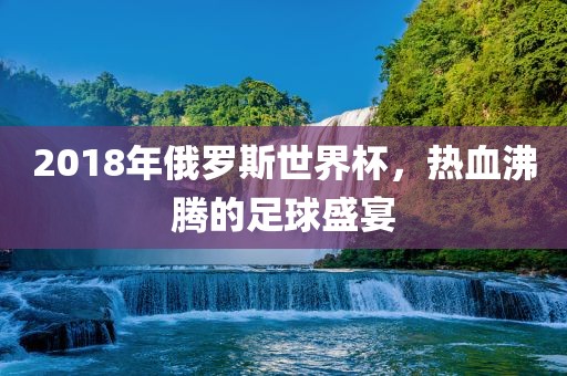 2018年俄罗斯世界杯，热血沸腾的足球盛宴漯河市盈旭机械设备有限公司