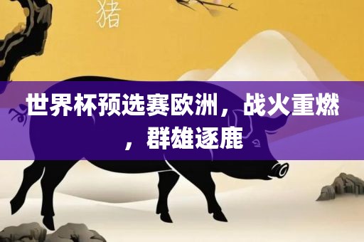 世界杯预选赛欧洲，战火重燃，漯河市盈旭机械设备有限公司群雄逐鹿