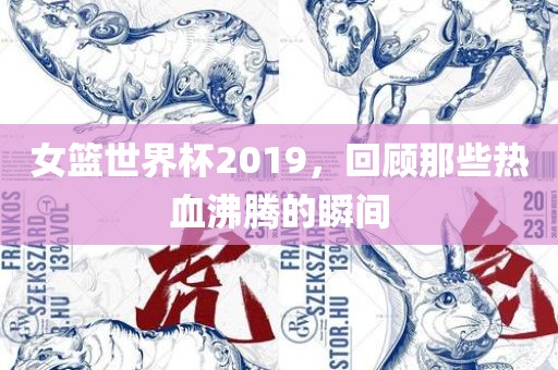 女篮世界杯2019，回顾那些热血沸腾的瞬间漯河市盈旭机械设备有限公司