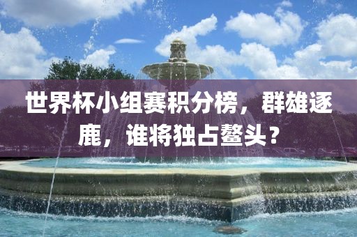 世界杯小组赛积分榜，群雄逐鹿，谁将独占鳌头？