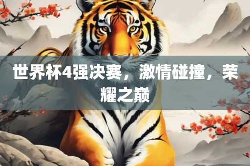 世界杯4强决赛，激情碰撞，荣耀之巅