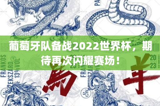 葡萄牙队备战2022世界杯，期待再次闪耀赛场！