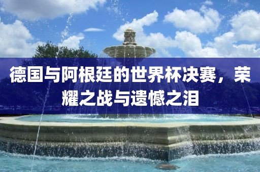 德国与阿根廷的世界杯决赛，荣耀之战与遗憾之泪漯河市盈旭机械设备有限公司