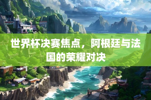 世界杯决赛焦点，阿根廷与法国的荣耀对决漯河市盈旭机械设备有限公司
