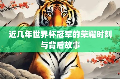 近几年世界杯冠军的荣耀时刻与背后故事漯河市盈旭机械设备有限公司